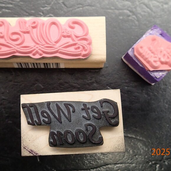 Get Well Stampers lot of 3 - Picture 3 of 3